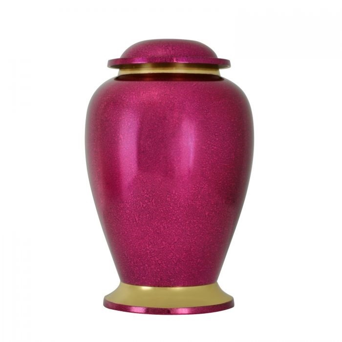 Silver Pershing Leaves Brass Urn Beautiful