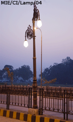 Ci Lamp Post - Color: As Per Order