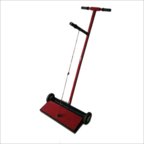 Magnetic Floor Sweeper - Stainless Steel, Widths 300-900mm, Floor Clearance 50mm | Automatic, Orange & Black Design, Permanent Magnet