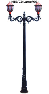 Ci Lamp Post - Color: As Per Order
