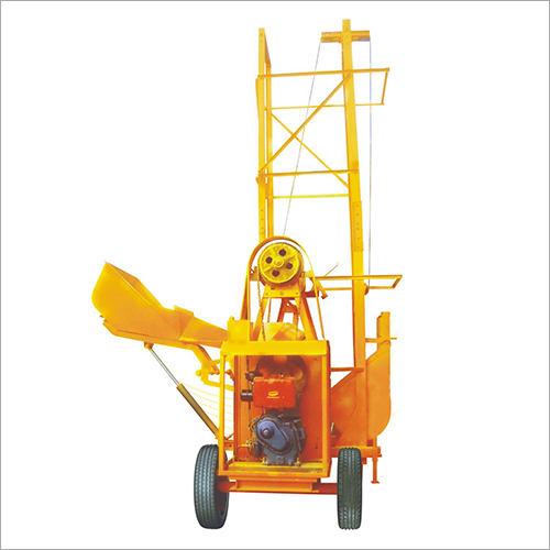 डिजिटल वेट बैचर के साथ कंक्रीट मोबाइल होइस्ट