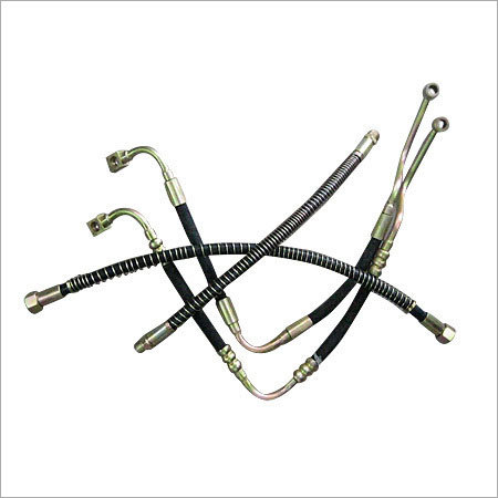 Black Power Steering Pressure Line Hose Pipe