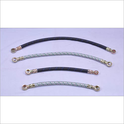 Fuel Hose Assembly - Rubber Material, 3-16 Inch Length, Black and Grey Color | 99% Hardness, 2-5 Millimeter Width
