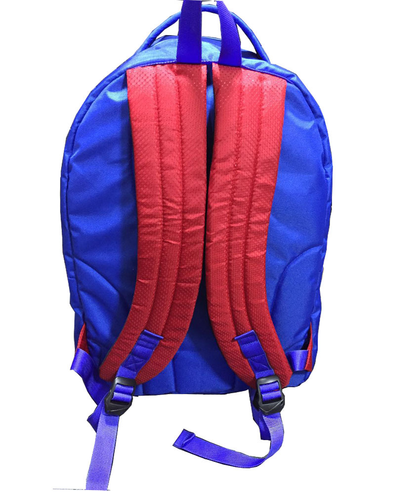 Backpack Laptop Bag - 19" Size, 25l Capacity, Blue Color | Zipped Design, Stylish With Three Main Compartments & Front Pocket
