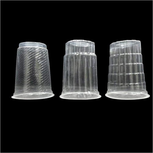 Plastic Glass - Transparent, 1 to 2 mm Thickness, 100 ML to 350 ML Capacity | Lightweight, Eco-Friendly, Customized Size for Events and Parties