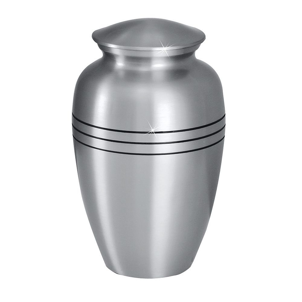 Silver Timeless Pewter Urn