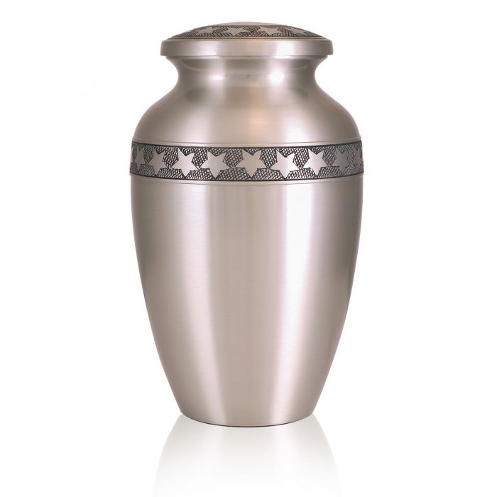 Silver Timeless Pewter Urn