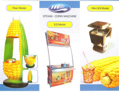 भाप वाला मकई मशीन