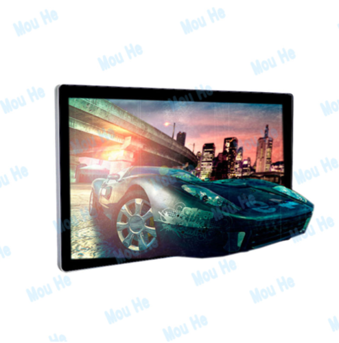 Naked eye 3D wall hanging screen, round angle