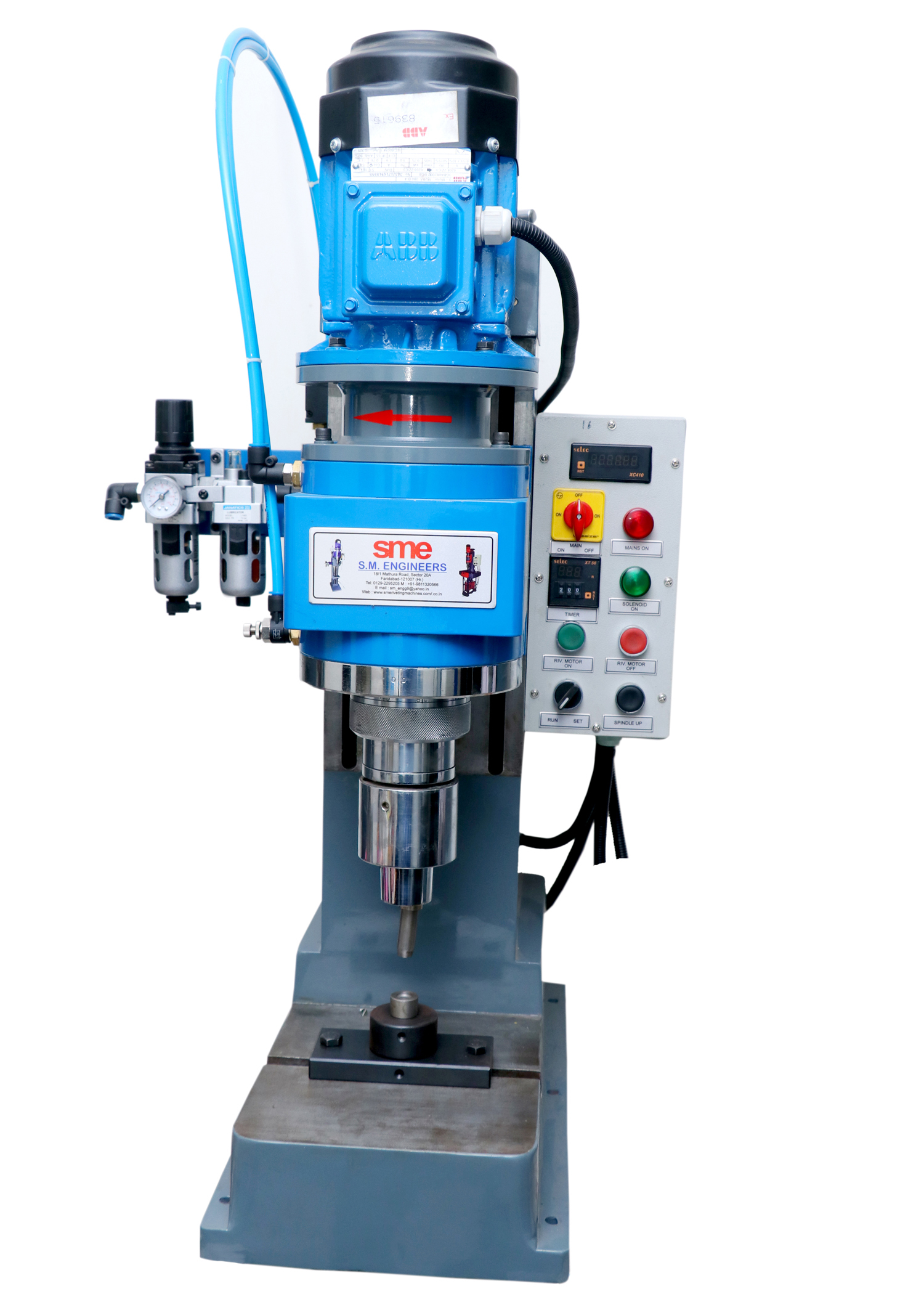 Orbital Rivet Machine - Color: Blue