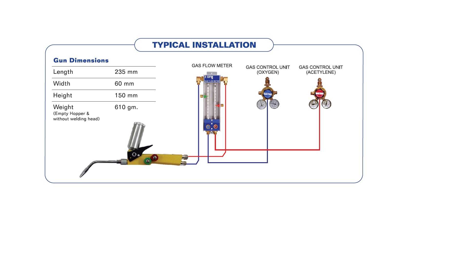 Mst100 Flame Spray Gun