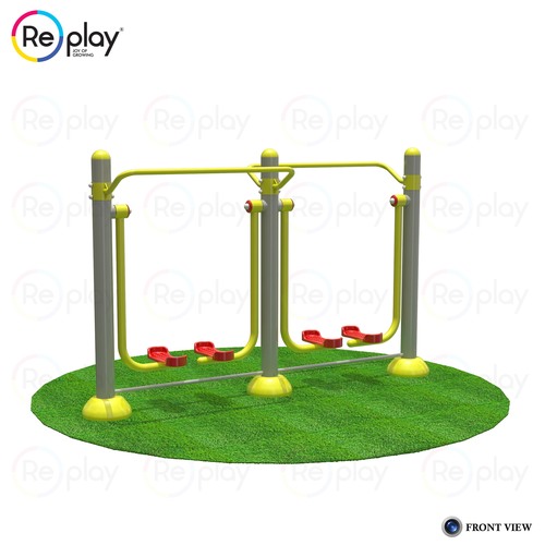 Steel And Rope Double Air Walker