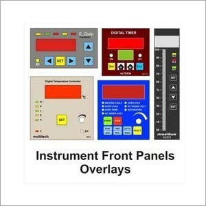 Instruments Front Panels Overlays - Pp Material, 15-20mm Length X 5-10mm Width X 1-3mm Thickness | Multi-color Adhesive Sticker Design With Printing For Electrical Area Use