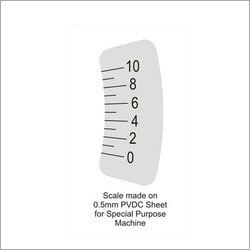 White Adhesive Back Custom Design Scale