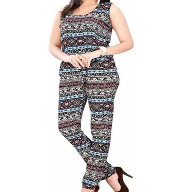 Ladies Jumpsuit - Viscose Material, Sizes S-xl, Blue Color, 5-6 Stylish Designs, Single Piece Poly Bag Packaging