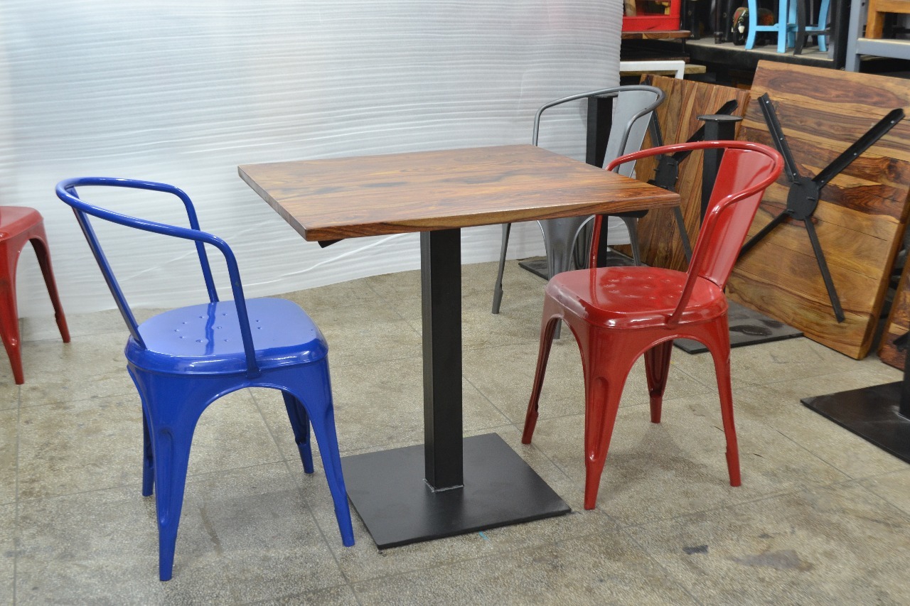 Pedestal Iron Table No Assembly Required