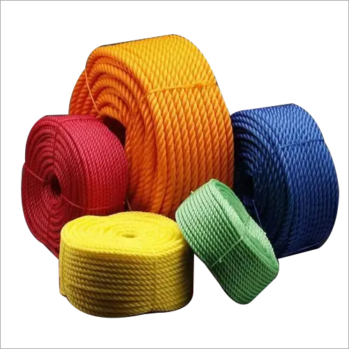 HDPE Monofilament Rope - Multiple Ply, Twisted Texture | Soft, Waterproof, Multi-Color, Ideal for Commercial Marine & Fishing Tarp Applications
