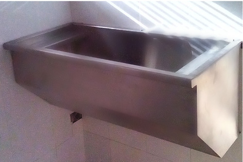 Wall Mounting Scrub Station Design: One Piece