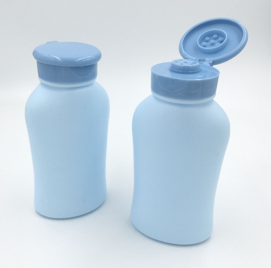 Powder Bottles - Lightweight Plastic, 180g Size | Puncture Resistant, Dimensional Accuracy