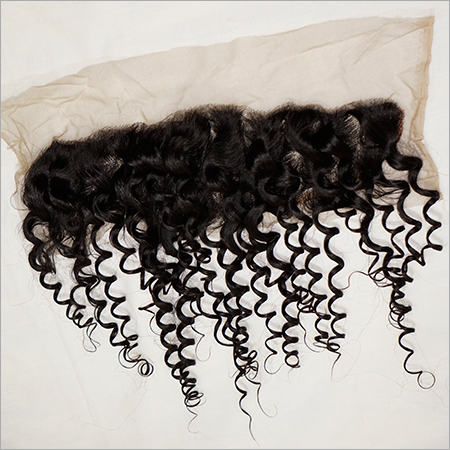 Deep Curly Frontal - Color: Black