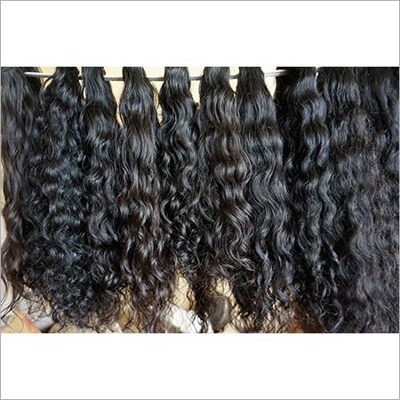 Black Natural Curly Temple Hair