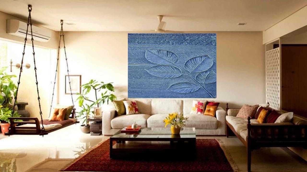 Multi Color Grey Leaf Saint Blast Tile