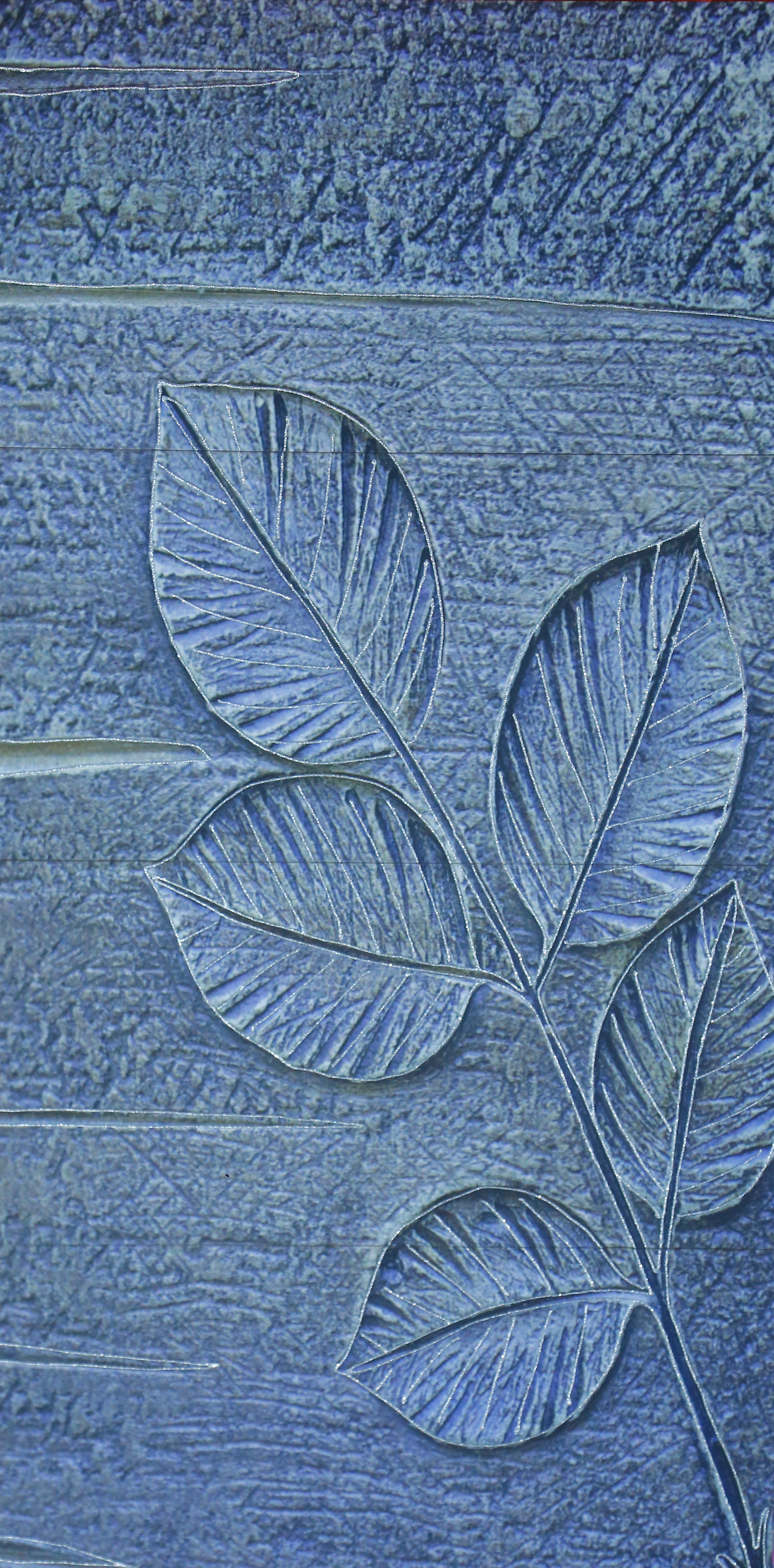 Multi Color Grey Leaf Saint Blast Tile