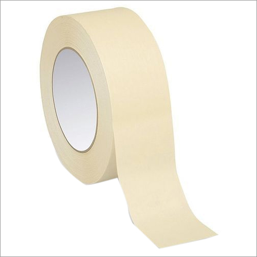 Masking Tape Roll - BOPP Material, 38-70 mm Thickness, Off White Color | Single-Sided Adhesive, Moisture Resistant, High Adhesive Strength