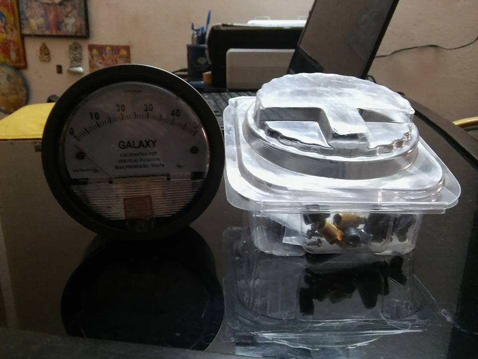 Galaxy Magnehelic Gauge Model G2000-50mm Range 0-50 Mm Wc