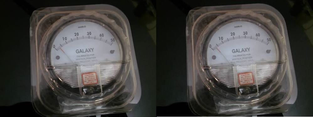 Galaxy Model G2000-60pa Magnehelic Gauge Range 0-60 Pa