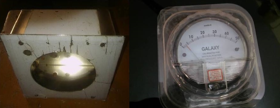 Galaxy Model G2000-6mm Magnehelic Gauge Range 0-6 Mm
