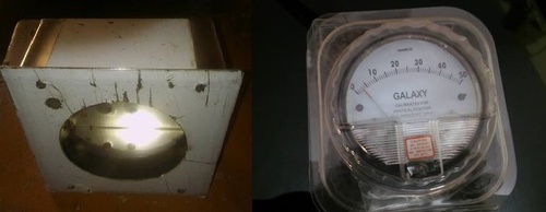 गैलेक्सी मैग्नेहेलिक गेज मॉडल G2000-100MM रेंज 0-100 MM WC