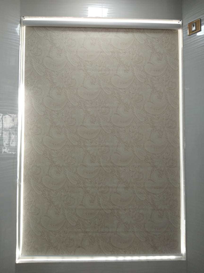 White Roller Window Blind