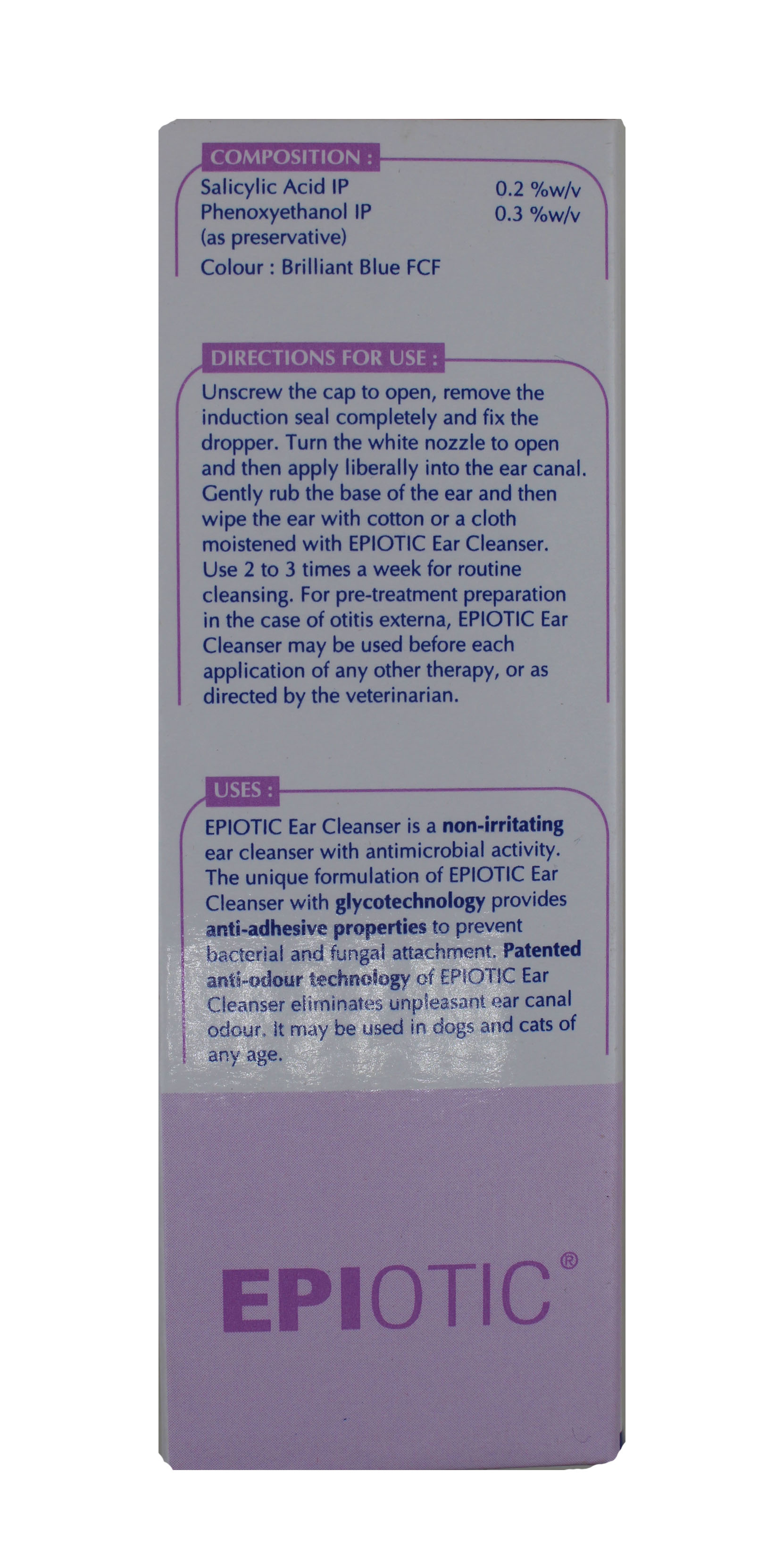 Episooth Shampoo 200ml-oatmeal Extract Herbal Veterinary Drug