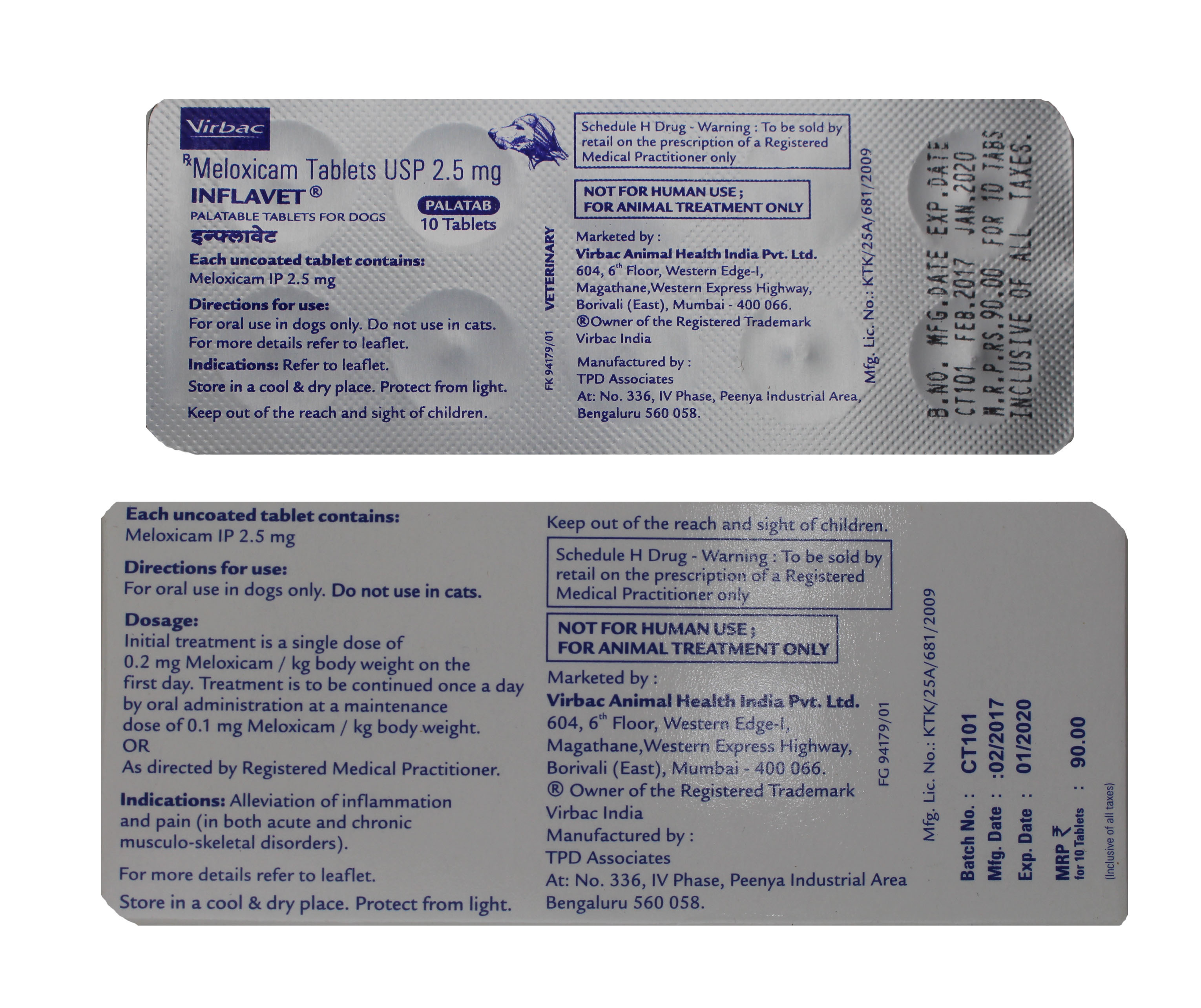 Tablets Inflavet Tabs 10s