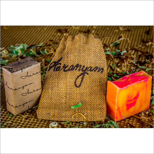 Lemongrass And Eucalyptus Handmade Organic Soap - 100g Solid Bar | High Foam, Skin Brightening Lemongrass, Relaxing Rosemary, Natural Ingredients