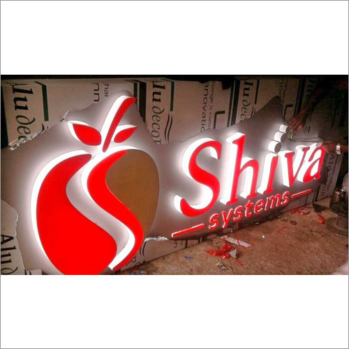 3D Glow Signage Board Application: Outdoor