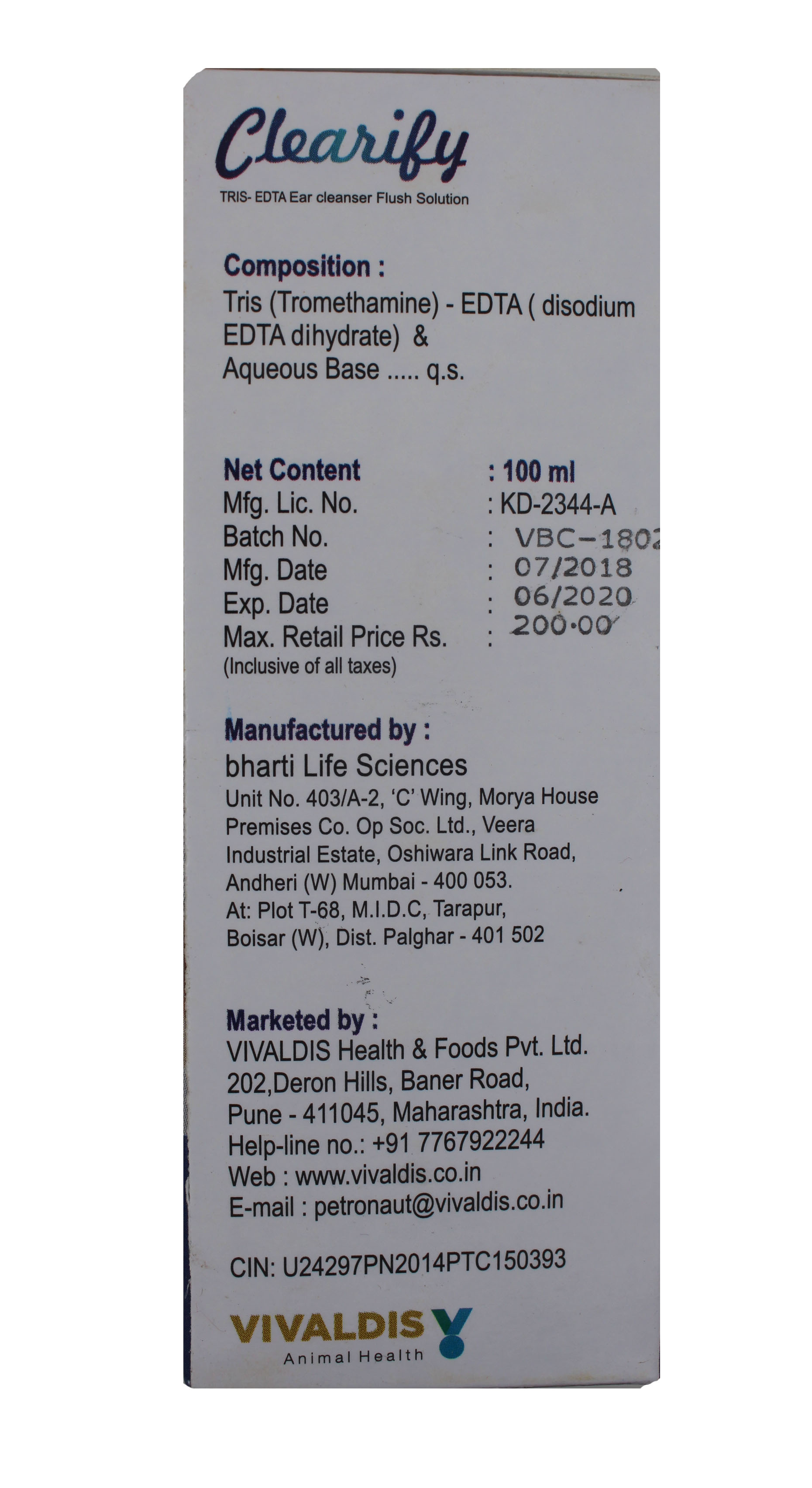 Liquid Clearify Liq 100ml