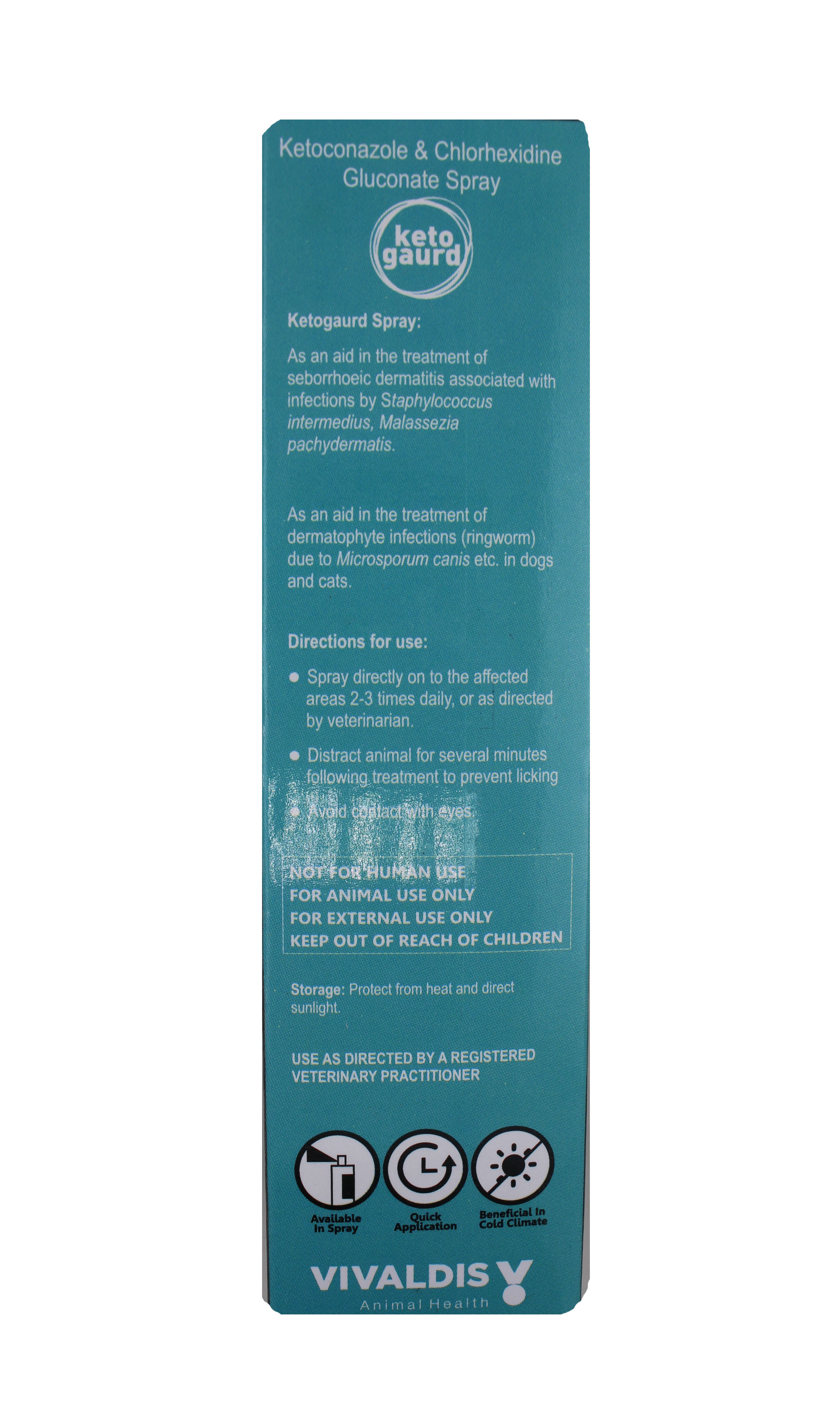 Ketoguard Spray 100ml Recommended For: Cats