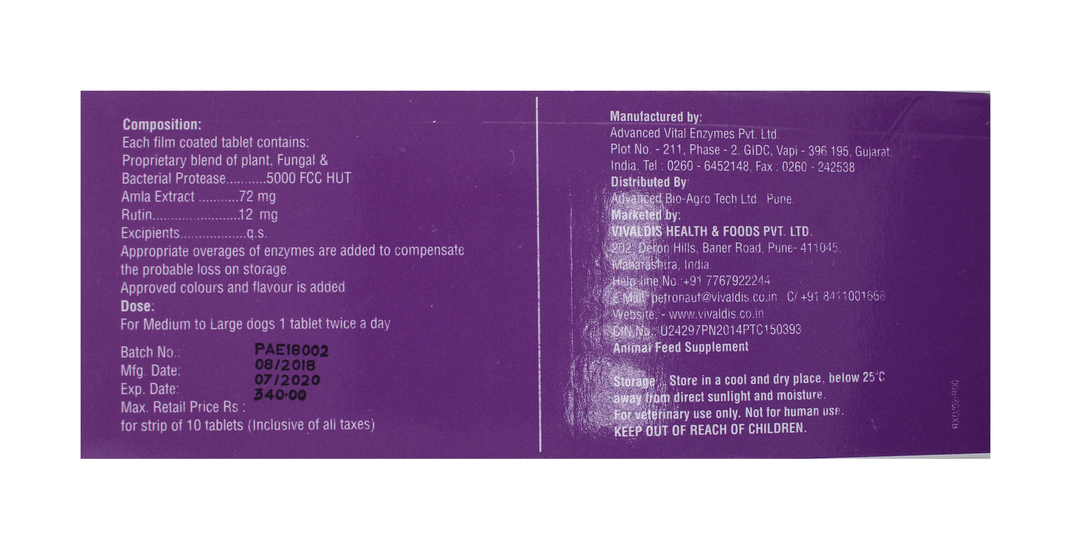 Liquid Relaxzyme M/l