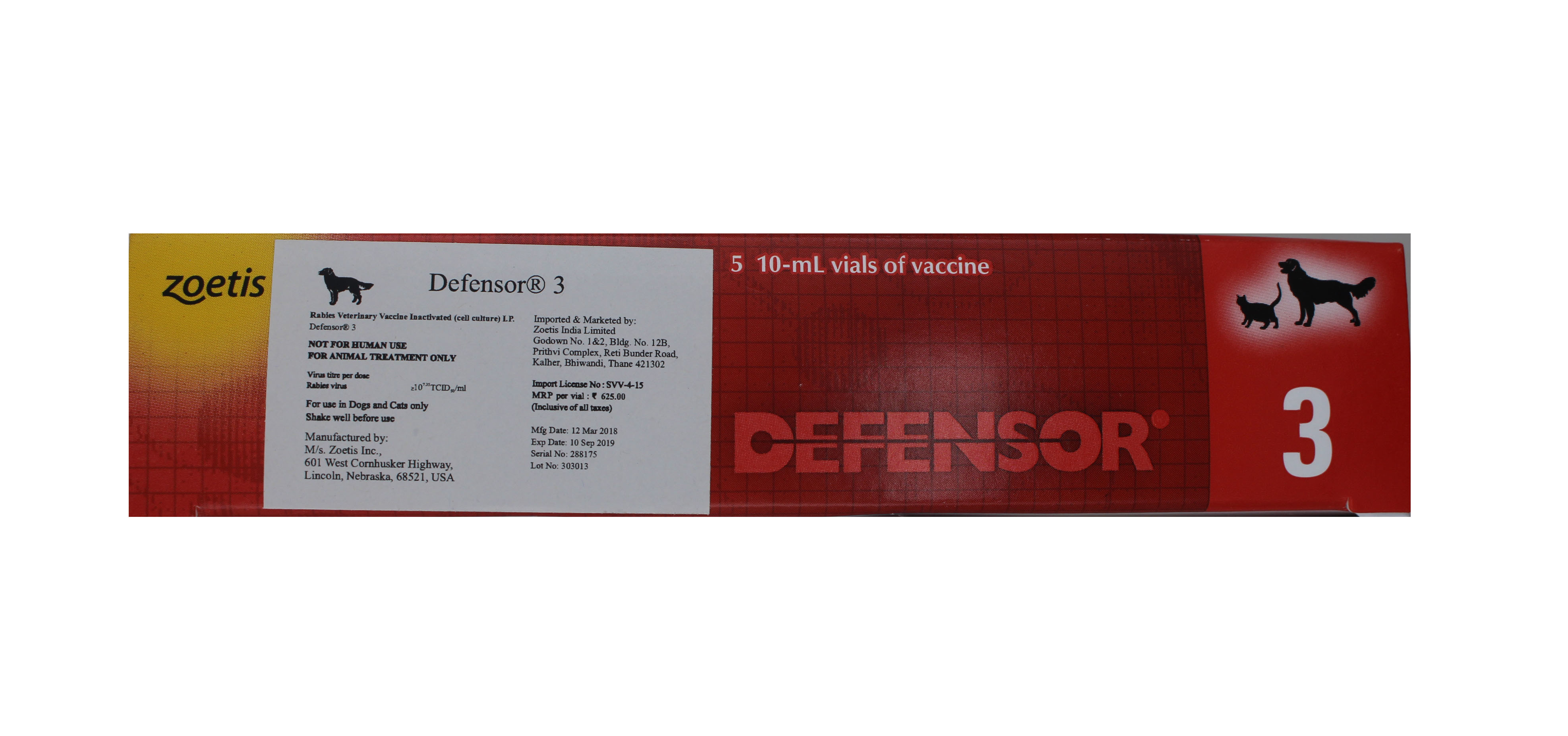 Defensor-3 10ml-rabbies Vaccice Ingredients: Chemicals