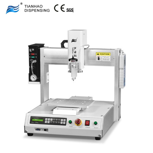 Benchtop Dispensing Robot - 300x300x100mm, High Efficiency, Low Noise, Precision Micro-Stepper Motor, LCD Display, 10kg Load Capacity, Ideal for Adhesives and Resins Dispensing