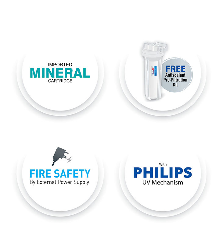 Food Grade Material Active Ro With Mineral Cartridge