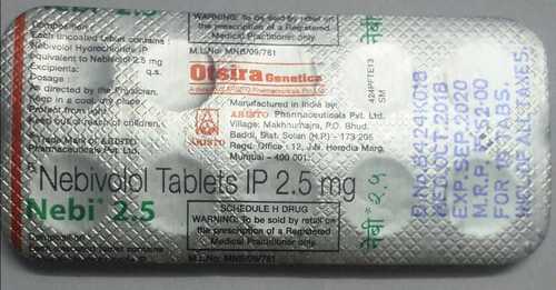 NEBIVOLOL - 10 mg Tablets | Promote Blood Supply, Suitable for All Age Groups, Keep in Dry Place