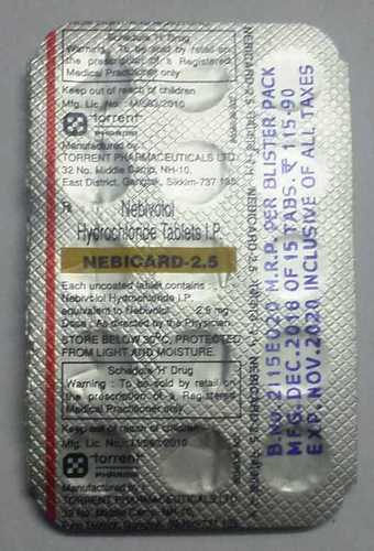 Nebivolo Hydrochloride Tab Specific Drug