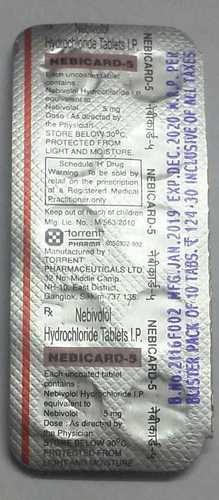 Nebivolo Hydrochloride Hydrochlorothiazide Tab Specific Drug
