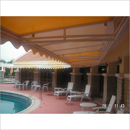 Retractable Awnings - Aluminum Frame, Customizable Dimensions, Waterproof Acrylic Fabric | Manual Or Motorized Retraction, Elegant Striped Designs, One Year Warranty