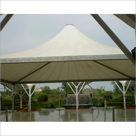 Modular Tensile Structure - Pvc Coated Polyester, Customizable Dimensions, White Color - Translucent Membrane, Waterproof, Fire Retardant, Heat Retention, Sound Dampening, Eco-friendly Design