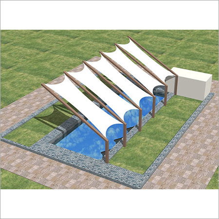 Shade Sails - High-density Polyethylene Material, Customizable Size, White Color - Uv Protection, Post-mounted Installation, Ideal For Schools And Outdoor Spaces