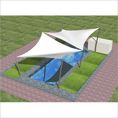 Shade Sails - High-density Polyethylene Material, Customizable Size, White Color - Uv Protection, Post-mounted Installation, Ideal For Schools And Outdoor Spaces